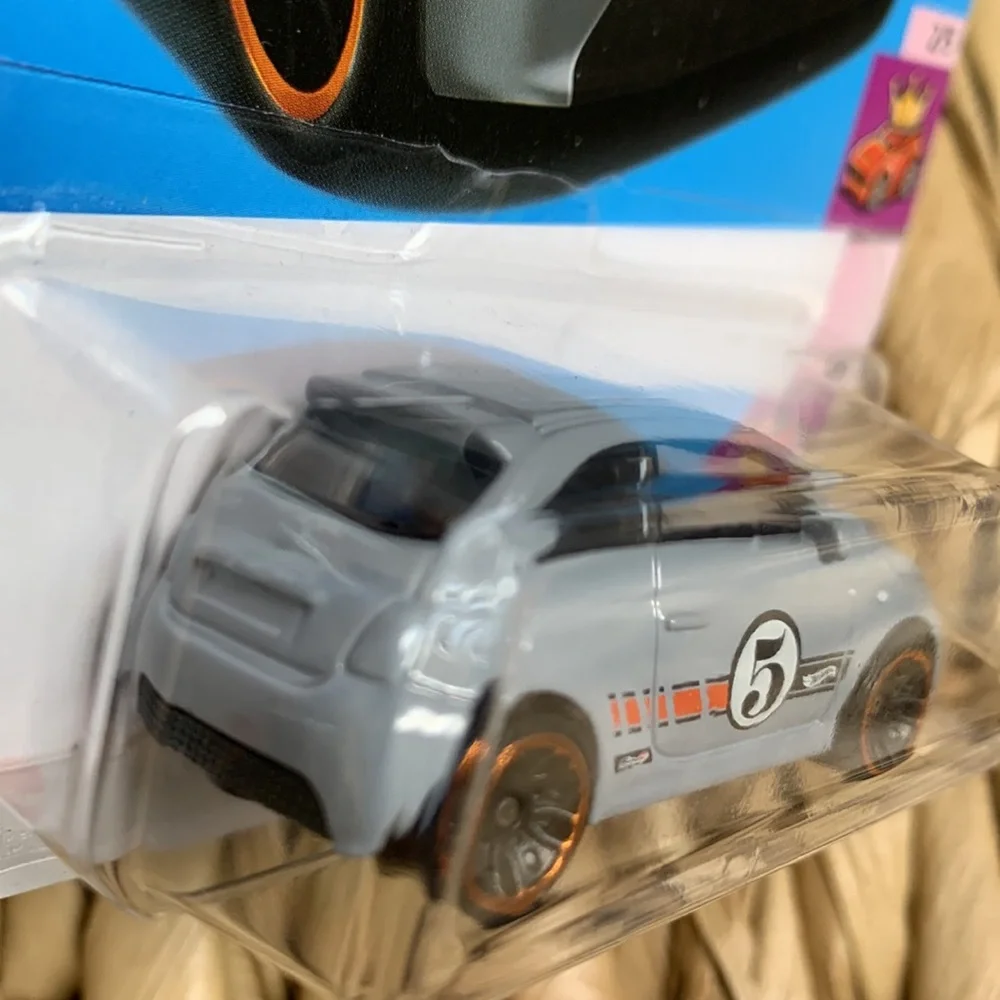 Hot Wheels EV Car Fiat 500e Compact Kings Hotwheels Gray Electric Vehicle New